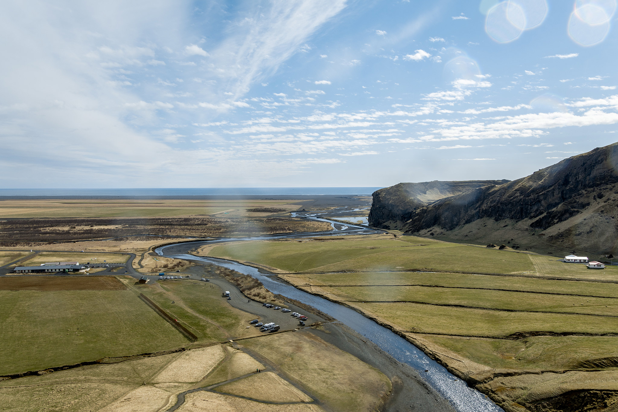 Skogafoss, Eyvindarholar